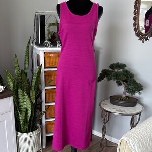 Roxy Magenta Sleeveless Maxi Dress